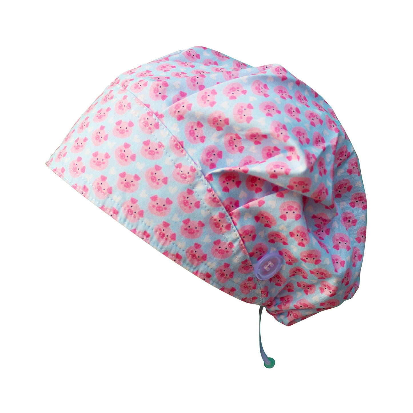 Bouffant Button Hat