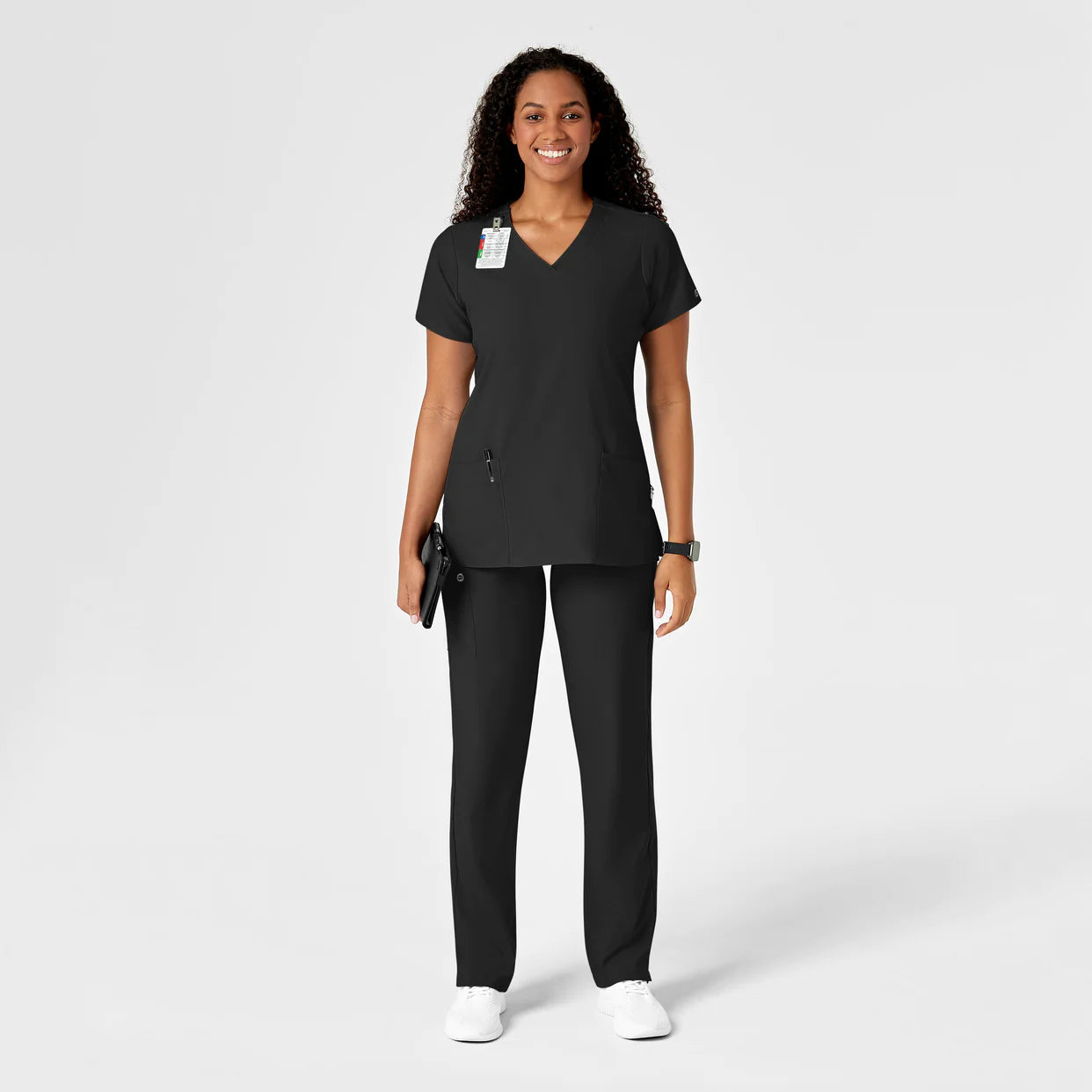 W123 Women's Drawstring Scrub Pant
