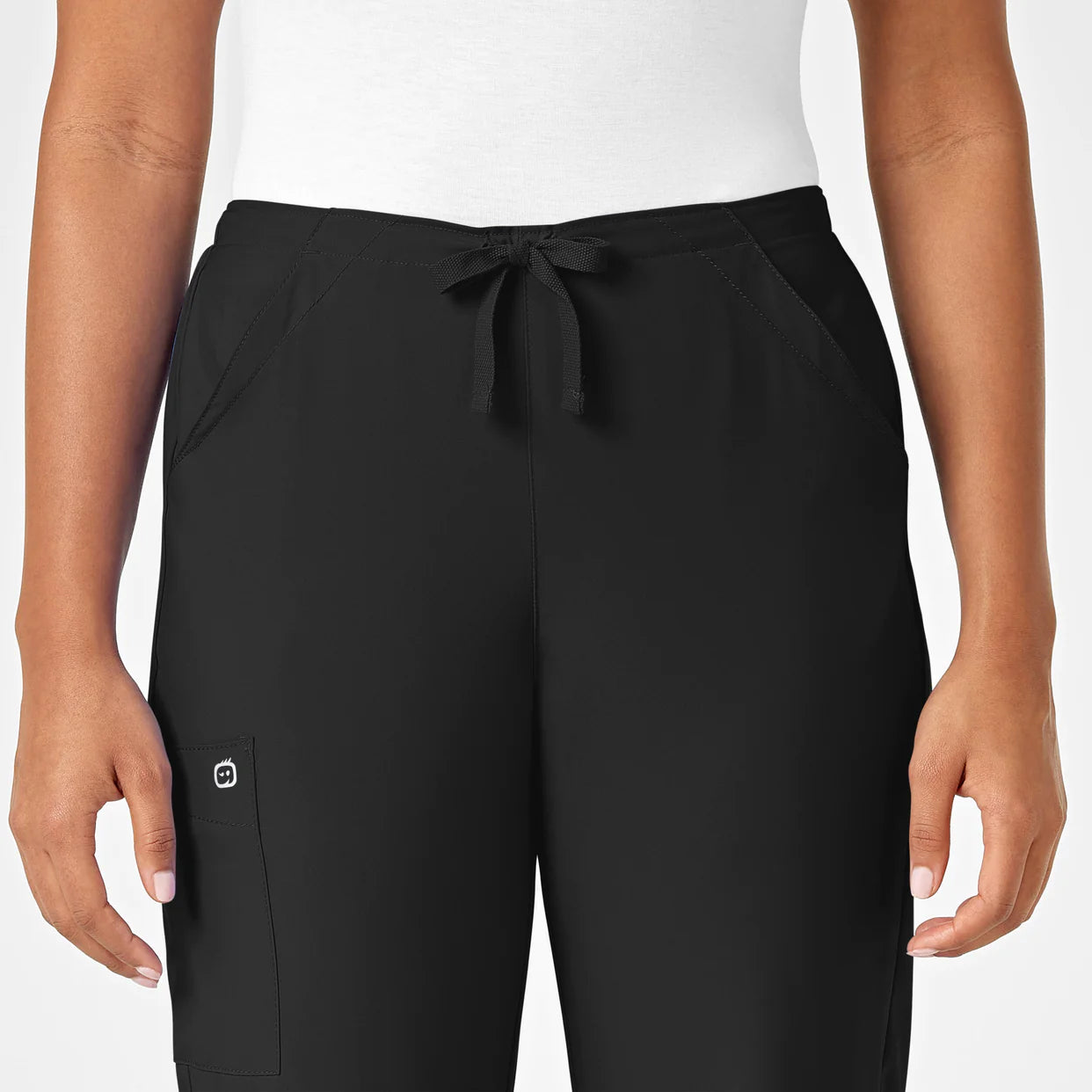 W123 Women's Drawstring Scrub Pant