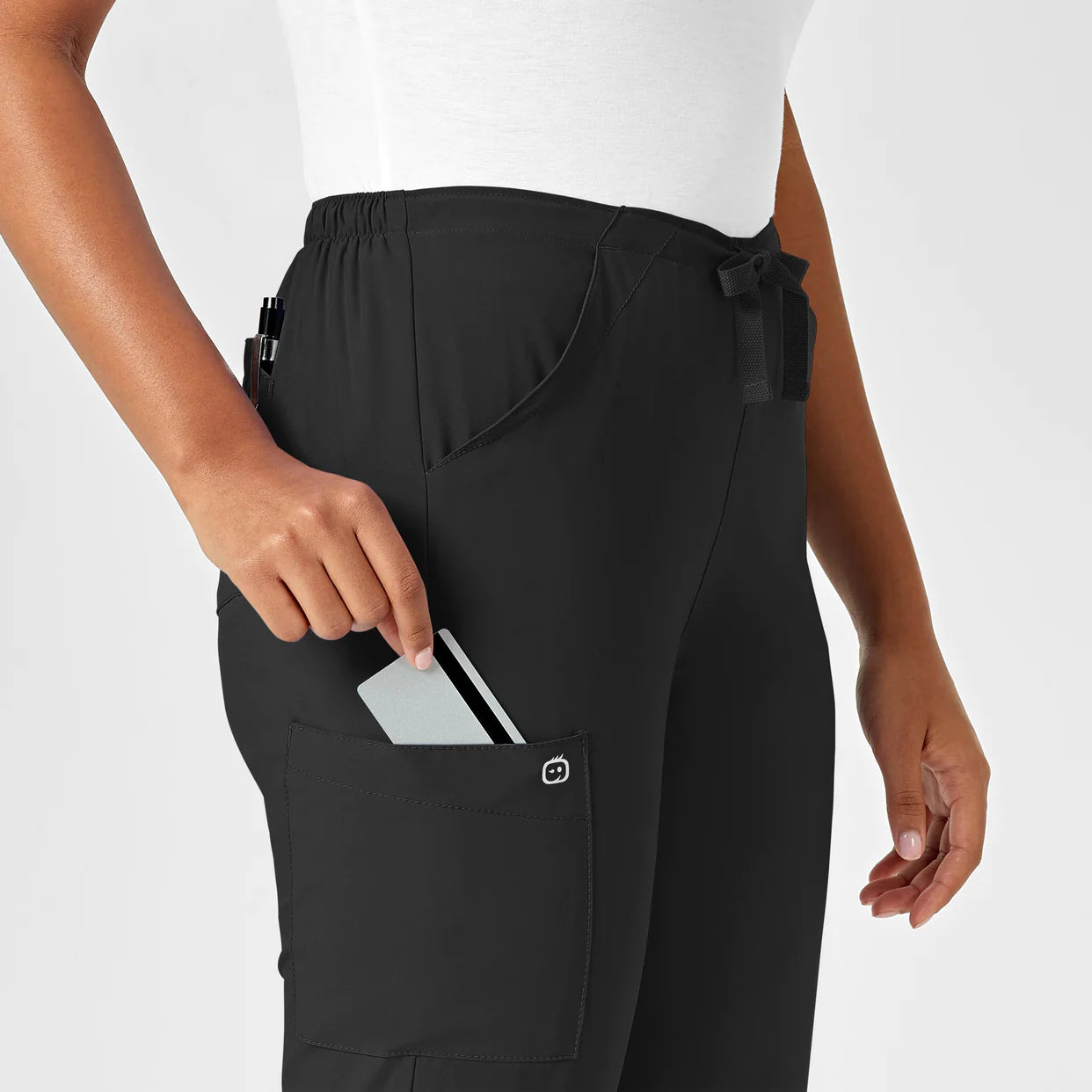 W123 Women's Drawstring Scrub Pant