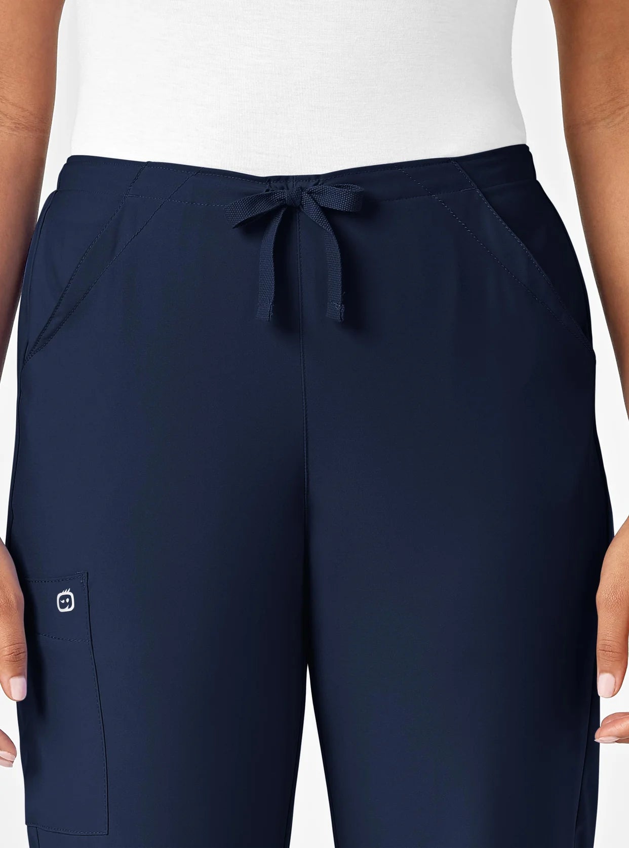 W123 Women's Drawstring Scrub Pant
