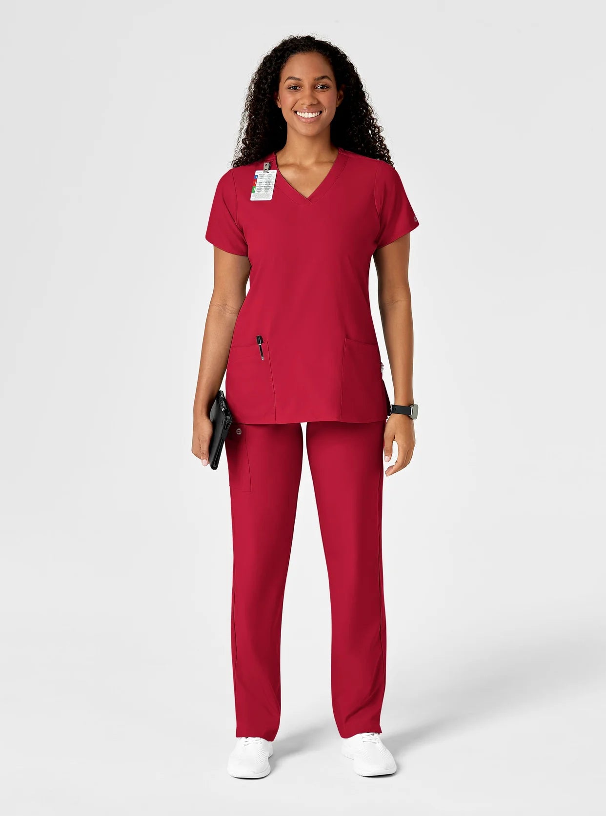 W123 Women's Drawstring Scrub Pant