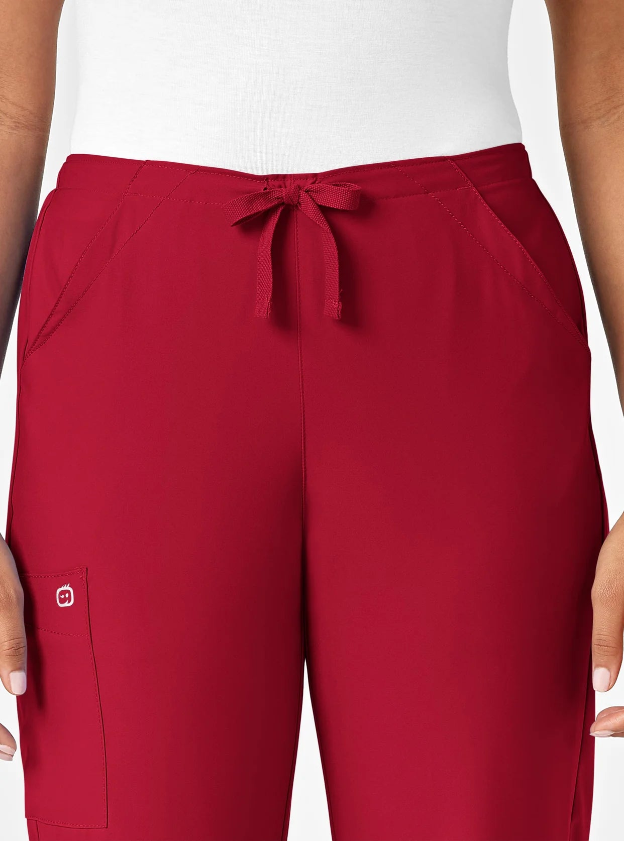 W123 Women's Drawstring Scrub Pant