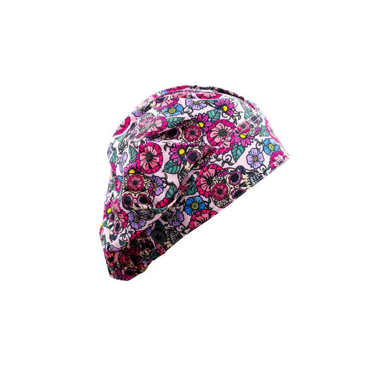 Bouffant Button Hat