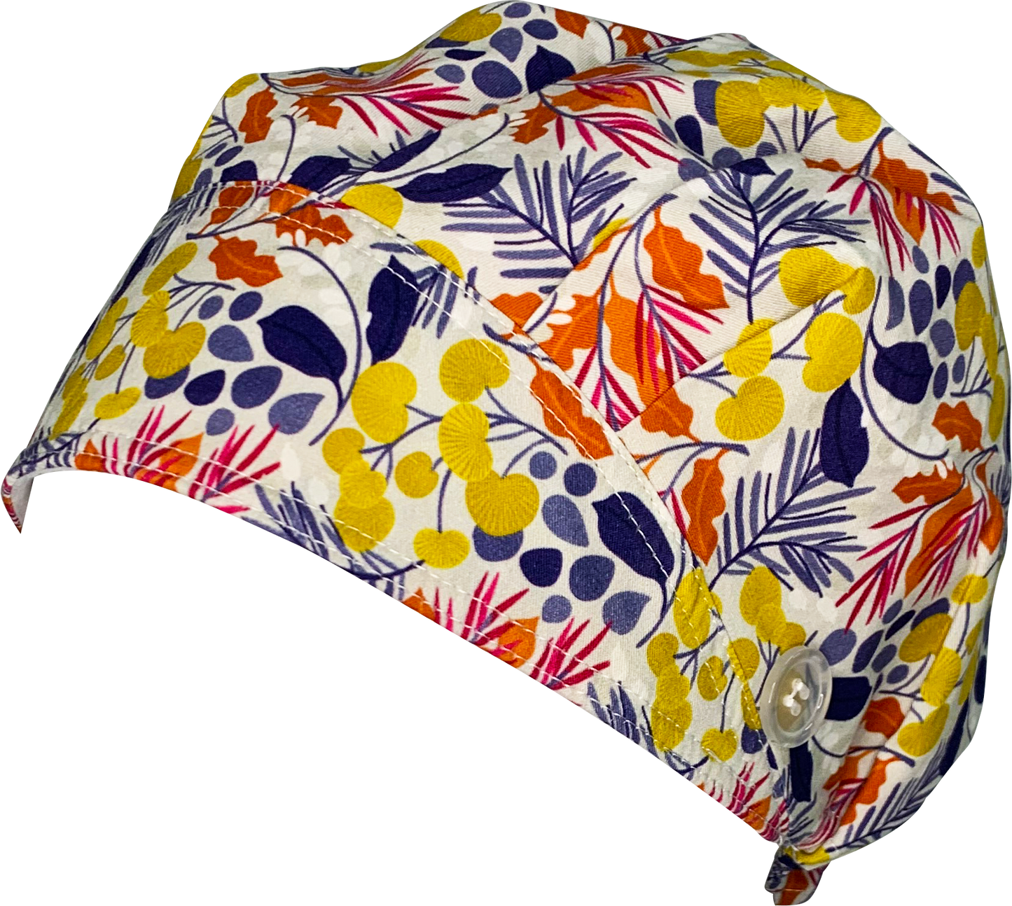Bouffant Button Hat