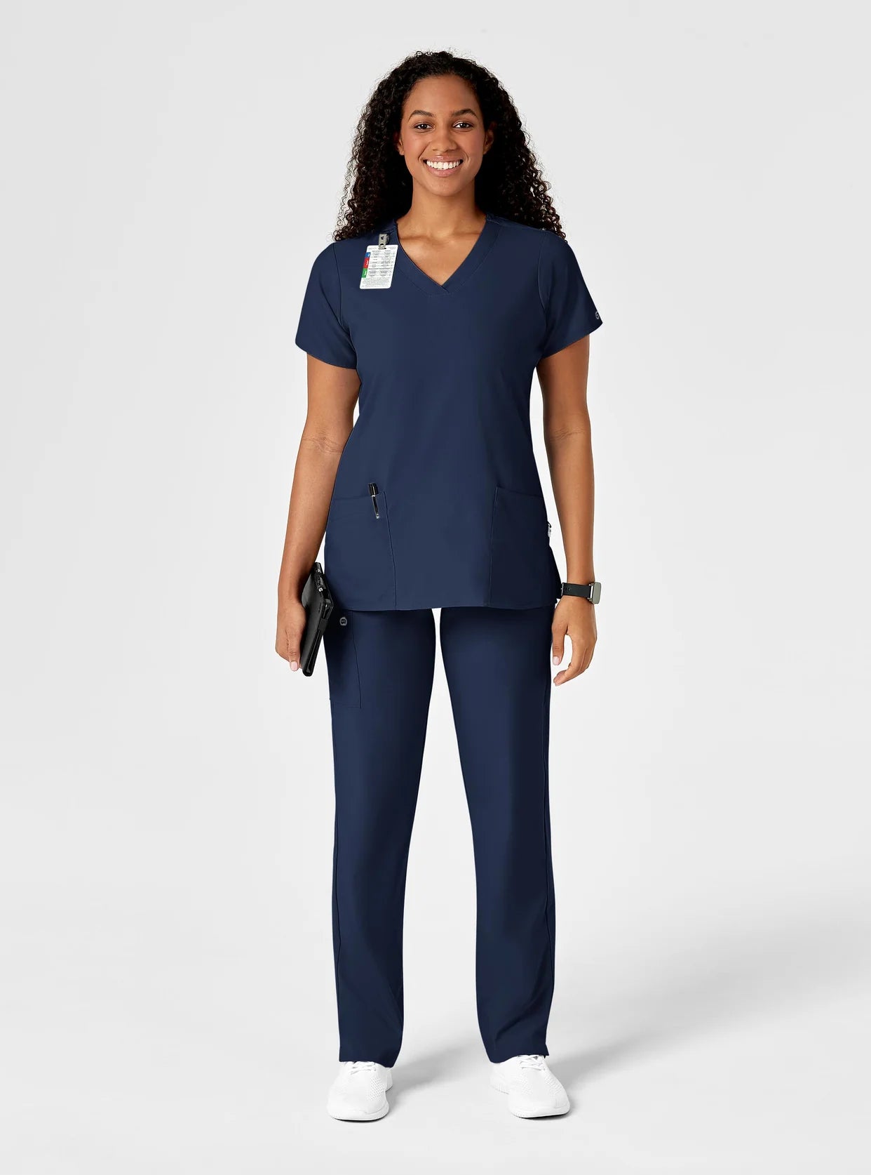 W123 Women's Drawstring Scrub Pant