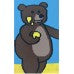 Animal Pals "Honey Bear" Fashion Compression Sock