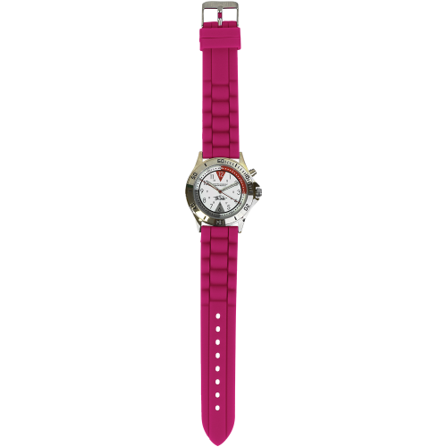 Braided Silicone Professional Watch Pink