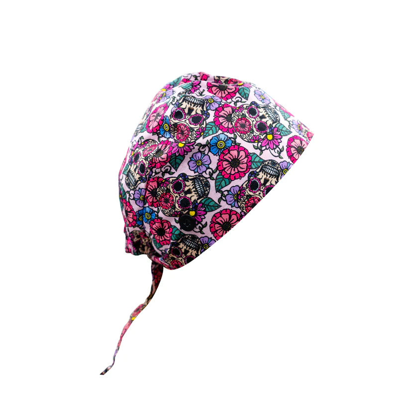Scrub Cap - Sugar Skulls CAP029