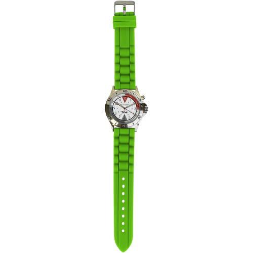 Braided Silicone Professional Watch Green