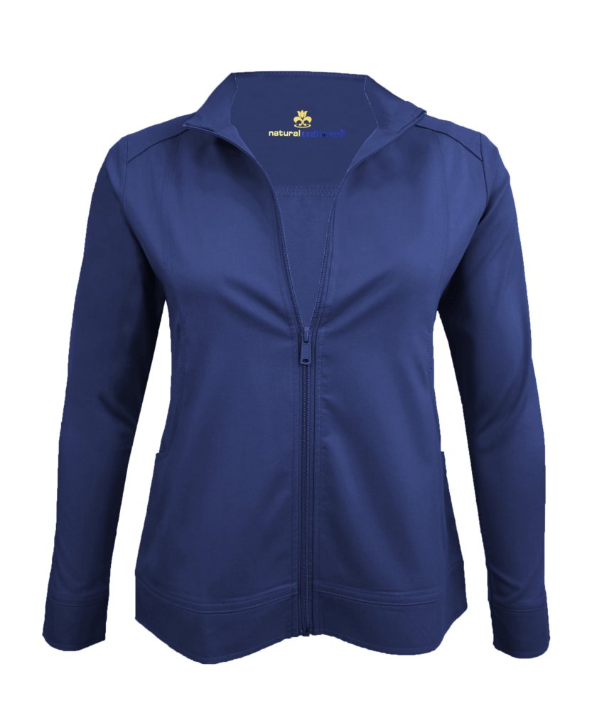 Navy blue warm up jacket best sale